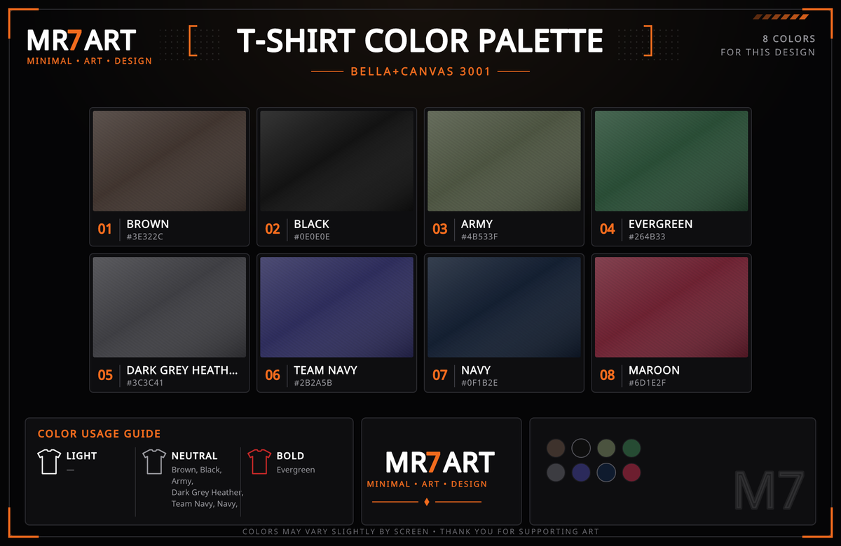 Baby's First Thanksgiving Tee - color palette | MR7ART