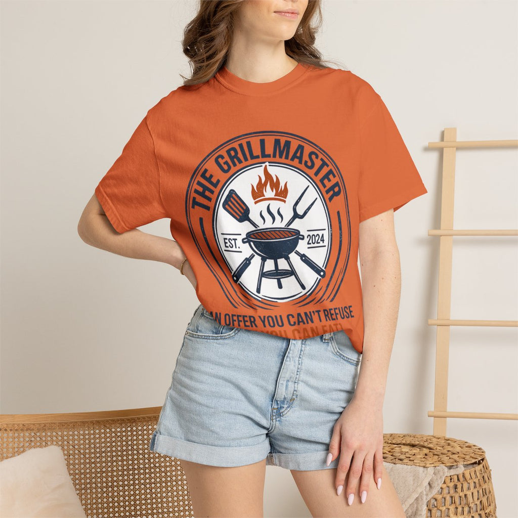 The Grillmaster T-shirt - Burnt Orange product photo | MR7ART