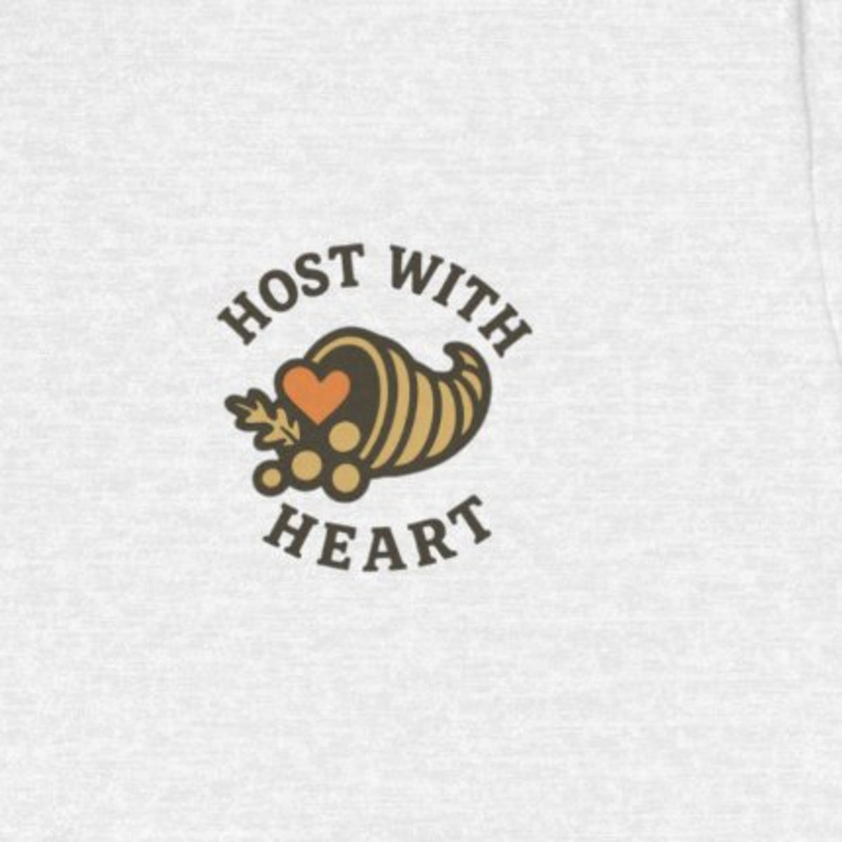 Thanksgiving Host Gift Tee - Ash worn by a model | MR7ART