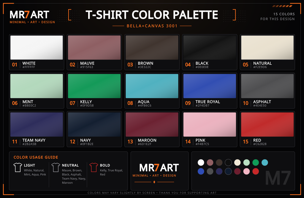 Retro Rainbow Dog Badge T-Shirt - color palette | MR7ART