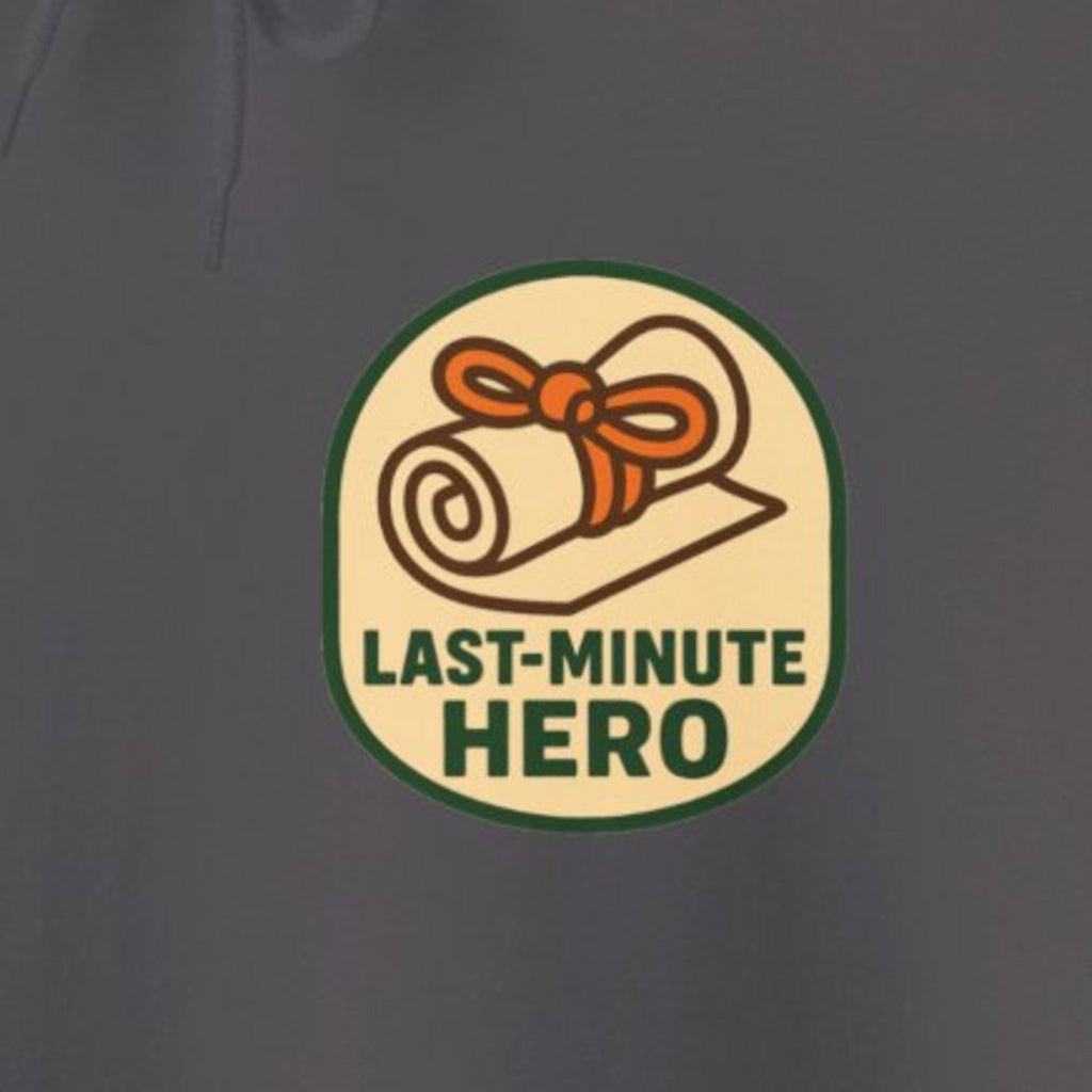 Last-Minute Gift Hoodie - Charcoal product photo | MR7ART
