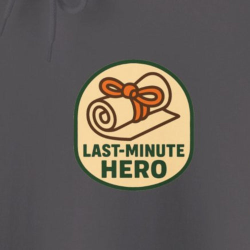 Last-Minute Gift Hoodie - Charcoal product photo | MR7ART