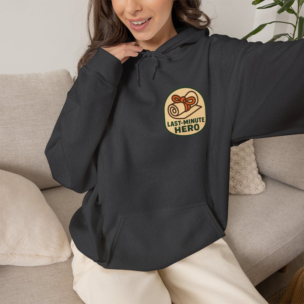 Last-Minute Gift Hoodie - Dark Heather product photo | MR7ART