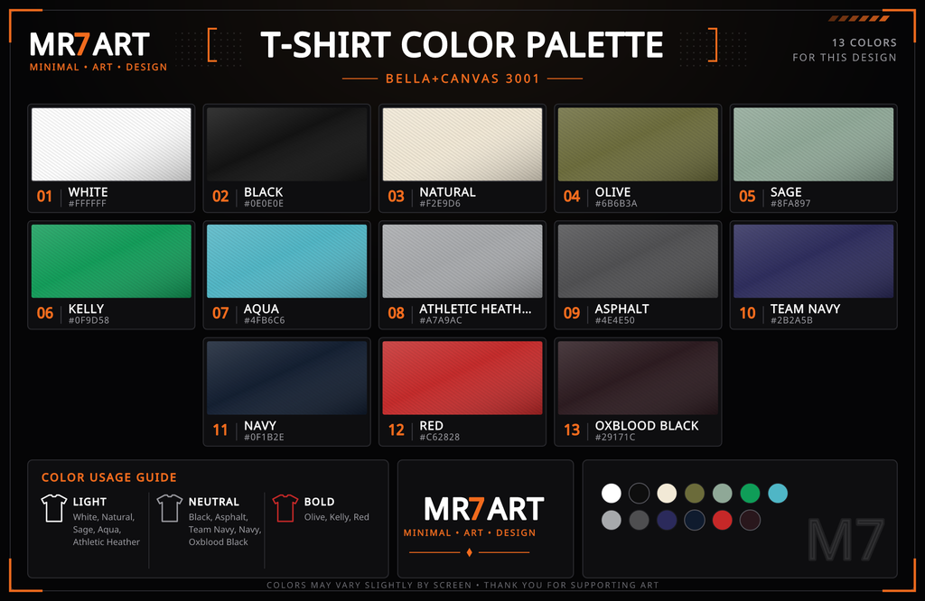 Master Fisher vintage sunset fishing T-Shirt - color palette | MR7ART
