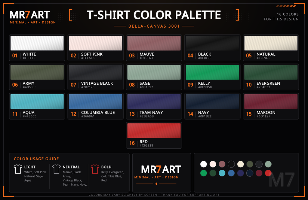 Route 66 Postcard design T-Shirt - color palette | MR7ART