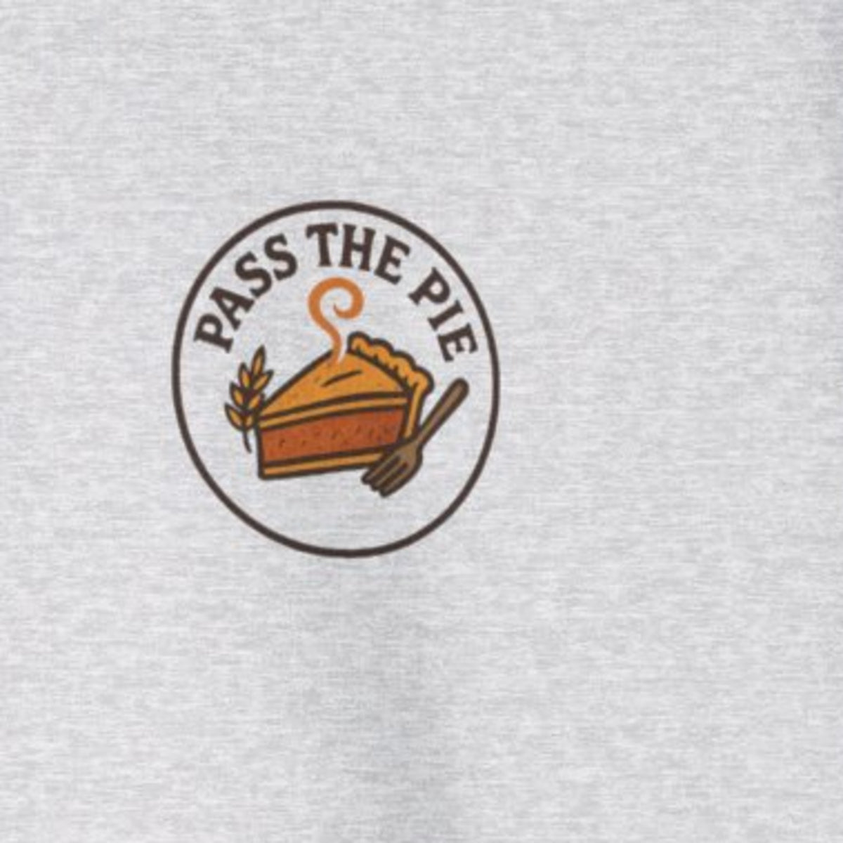 Friendsgiving Sweatshirt - Ash worn by a model | MR7ART