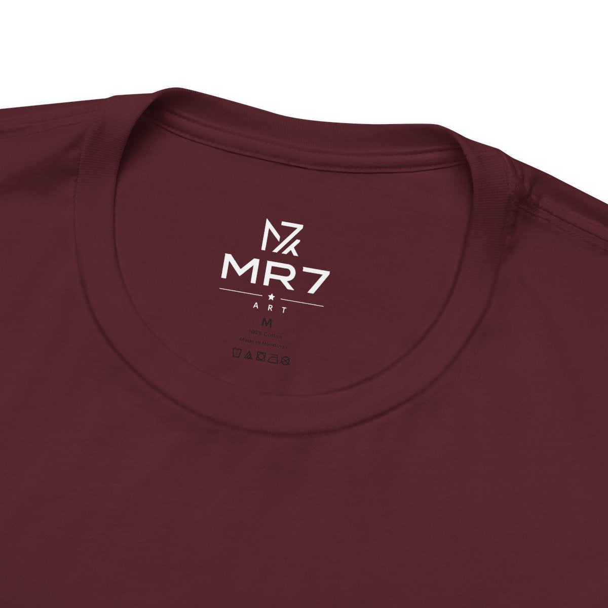 Thanksgiving Potluck Tee - Maroon worn by a model | MR7ART
