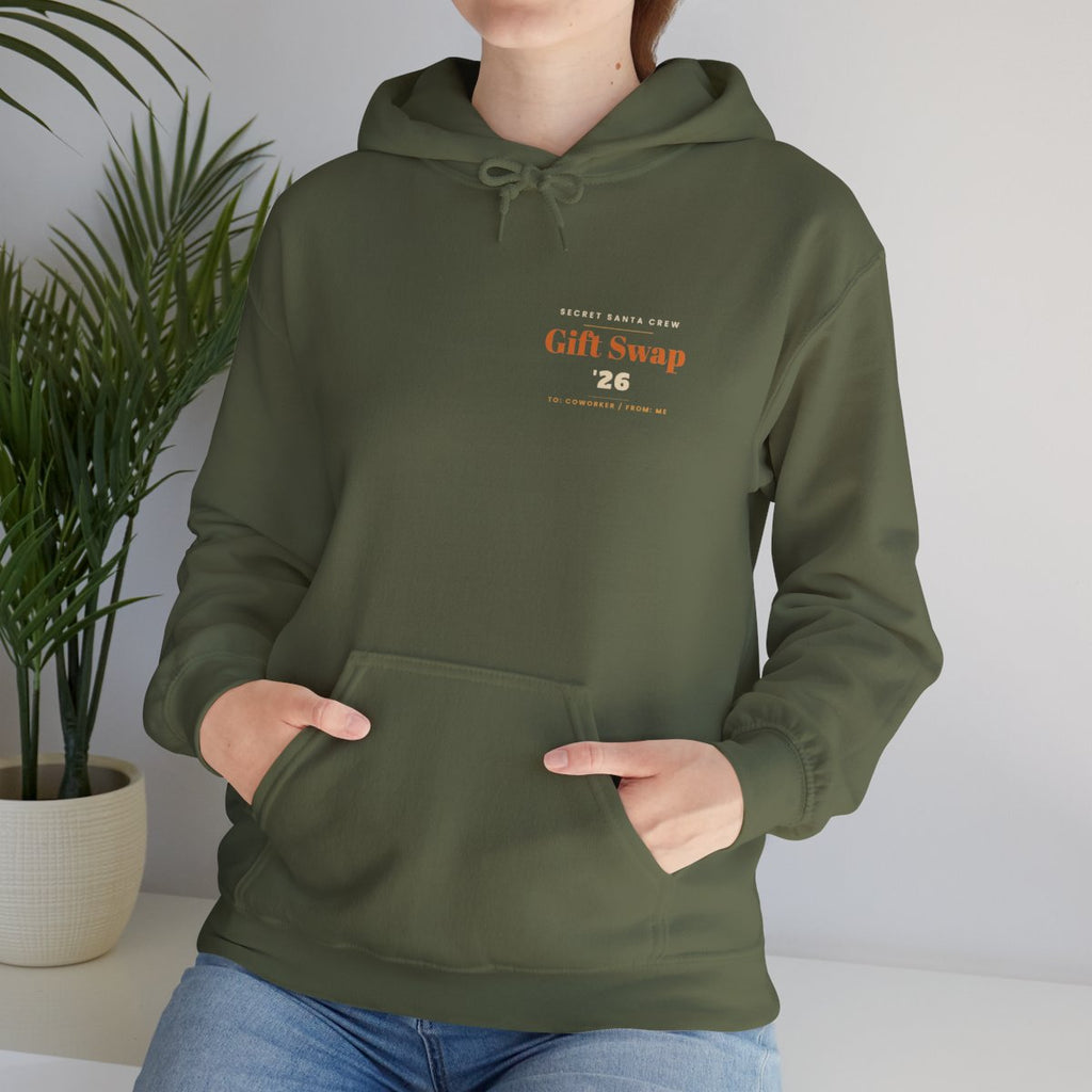 Secret Santa Hoodie - Military Green product photo | MR7ART