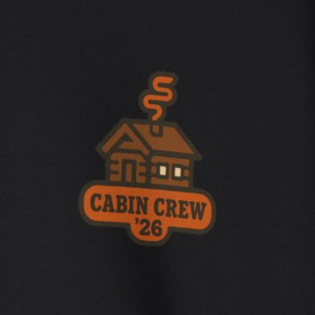 Matching Cabin Crew Sweatshirt - Black worn by a model | MR7ART