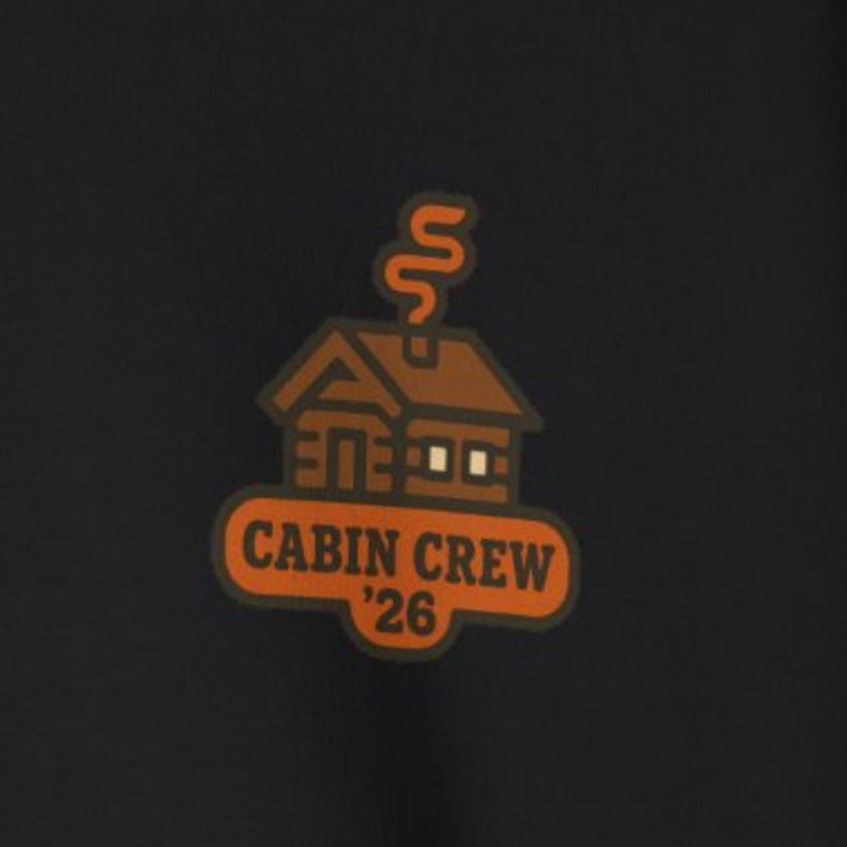 Matching Cabin Crew Sweatshirt - Black worn by a model | MR7ART