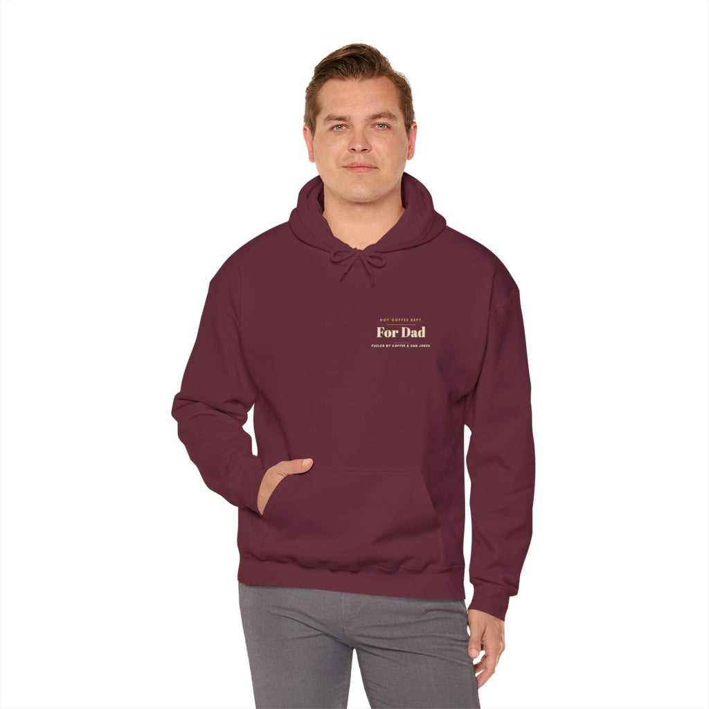 Dad Gift Hoodie - Maroon product photo | MR7ART