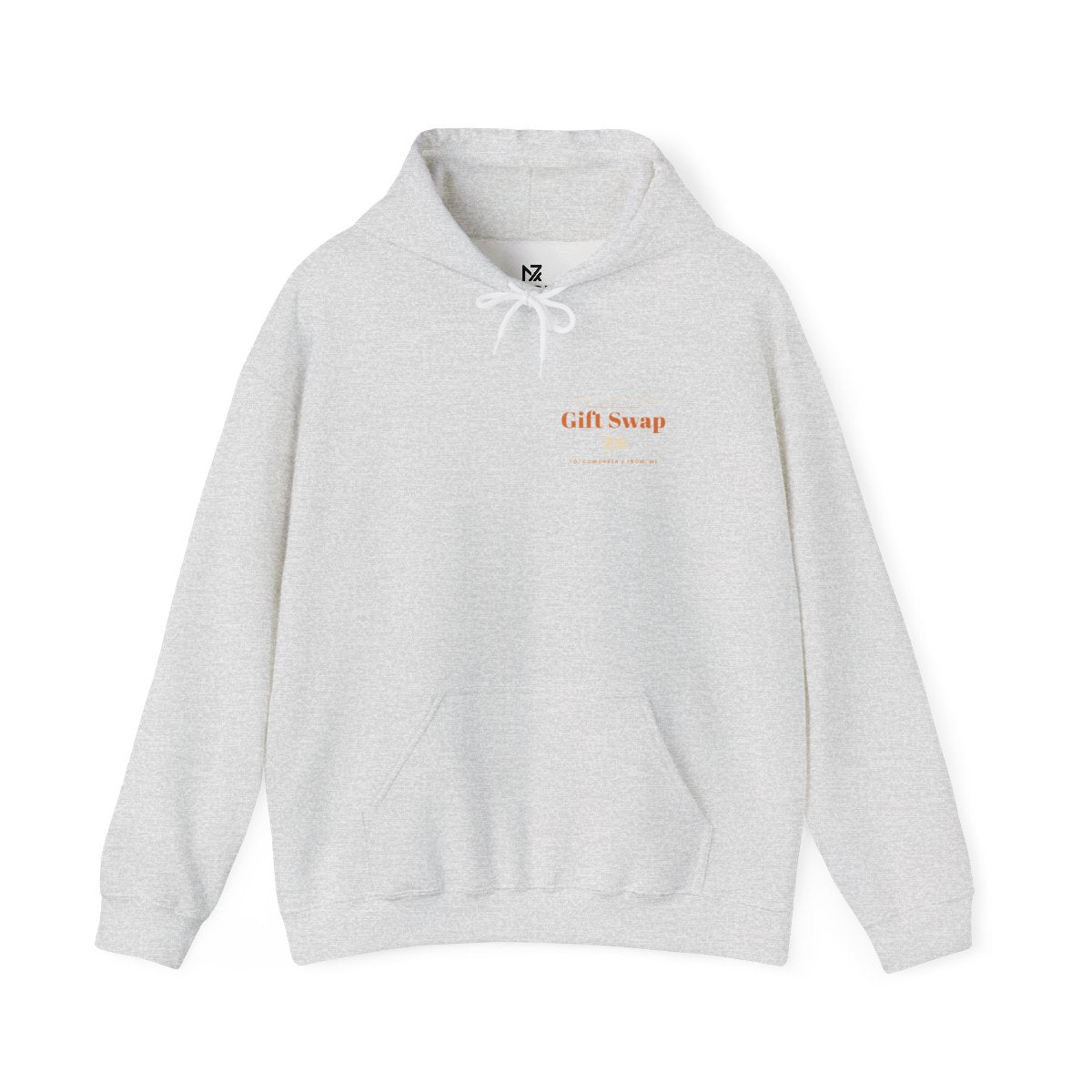 Secret Santa Hoodie - Ash product photo | MR7ART