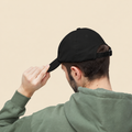 Trails Ahead Distressed Cap in Black